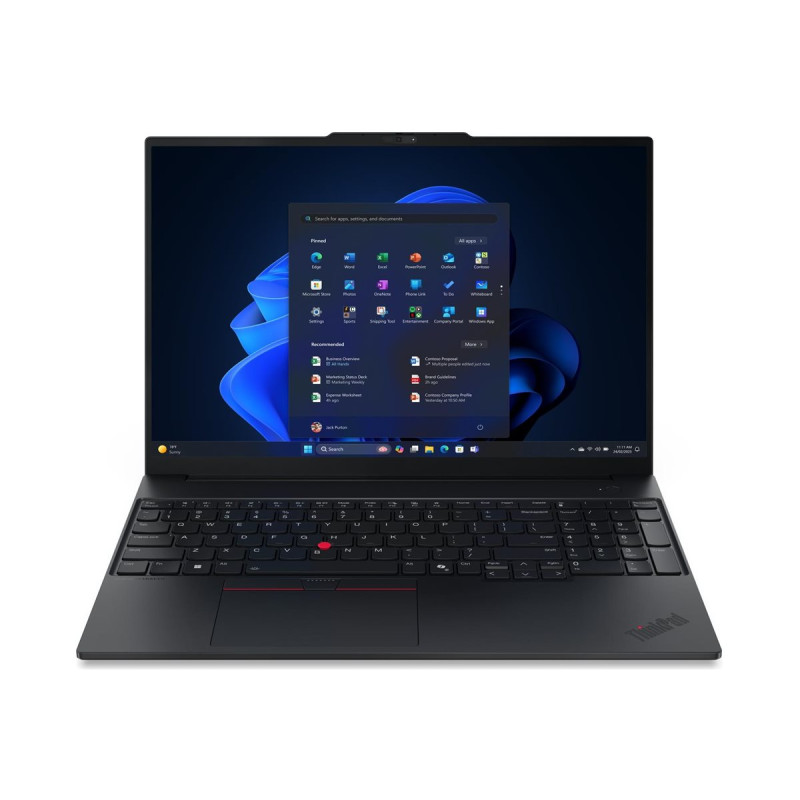 Lenovo ThinkPad E16 Gen 3 22AY - Copilot+ PC - diseño de bisagra en 18
