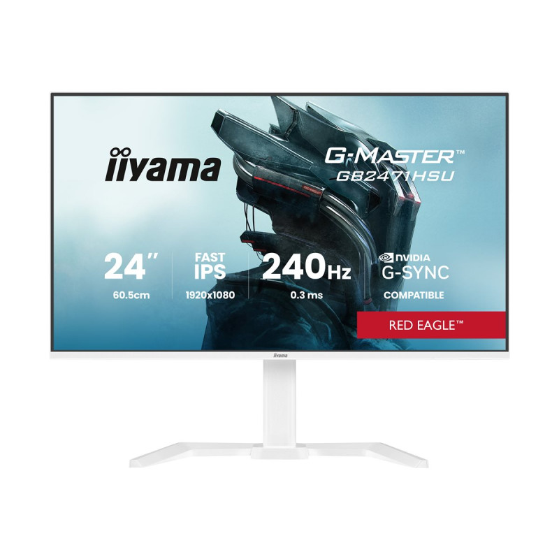 iiyama G-MASTER GB2471HSU-W1 pantalla para PC 60,5 cm (23.8" | APLIUM