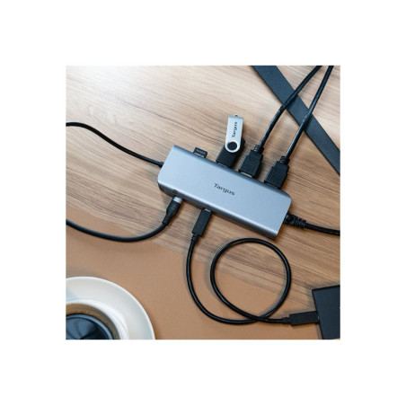 Usb-c Dsppt Alt Mode Dual 4K HDMI Multi-port Dock W/100W Pas | APLIUM