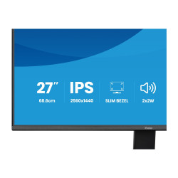 MONITOR IIYAMA 27" IPS, 4-SIDE SLIM BEZEL 2560x1440 75HZ | APLIUM