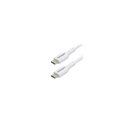 1m 3.3ft White USB-C Cable 2 Pack