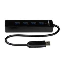 4 Port SuperSpeed Portable USB 3.0 Hub