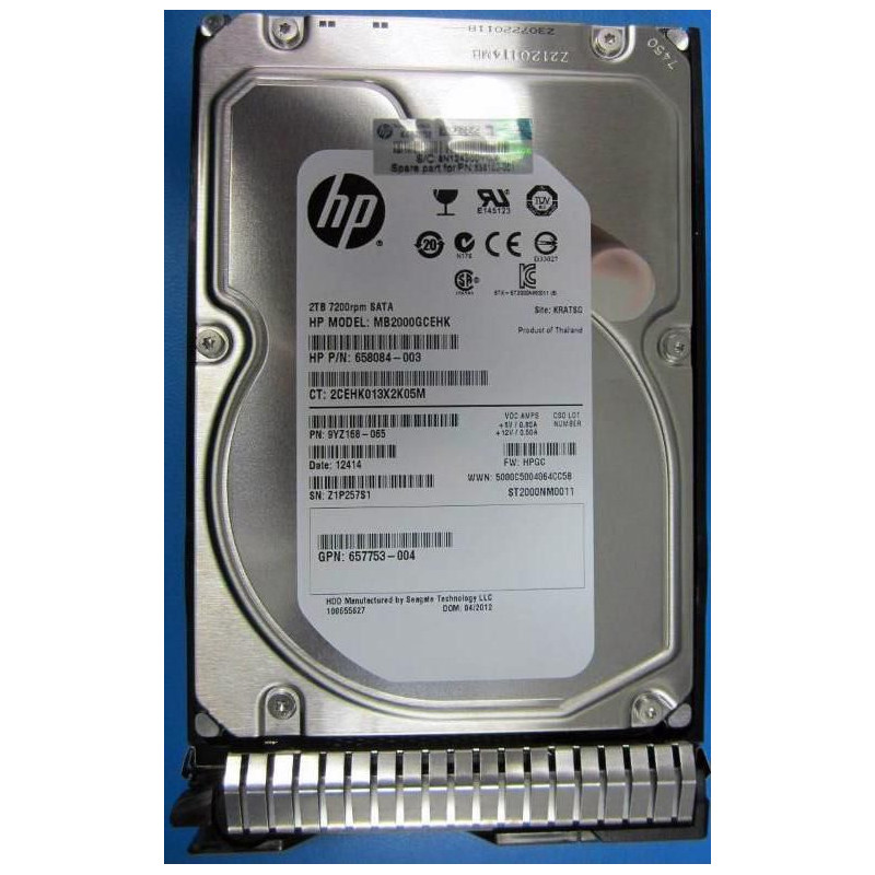 2TB 6G SATA 7.2K 3.5" LFF MDL