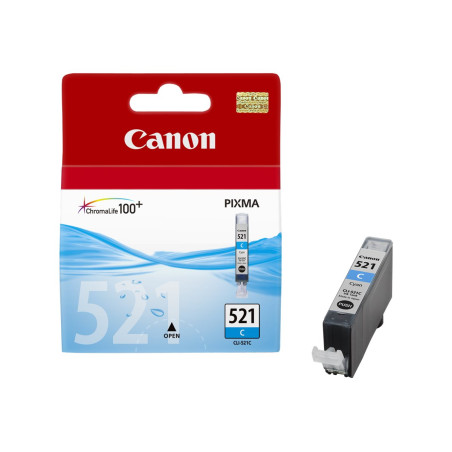 Canon CLI-521C - 9 ml - cián - original - depósito de tinta - para PIX