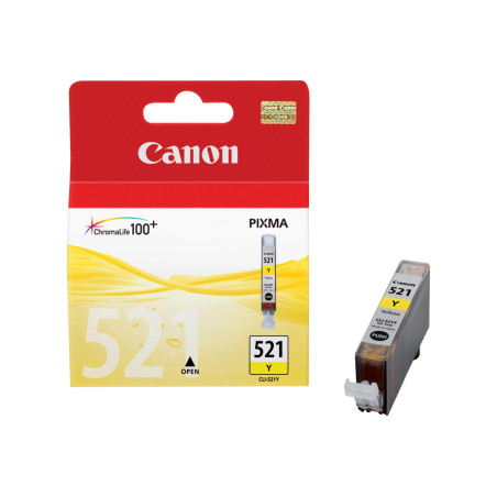 Cartucho de Tinta Original Canon CLI-521Y/ Amarillo