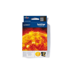 Brother LC980Y - Amarillo - original - cartucho de tinta - para Brothe