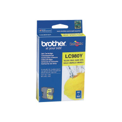 Brother LC980Y - Amarillo - original - cartucho de tinta - para Brothe