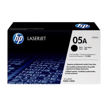 HP 05A - Negro - original - LaserJet - cartucho de tóner (CE505A) - pa