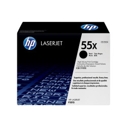 HP 55X - Alto rendimiento - negro - original - LaserJet - cartucho de
