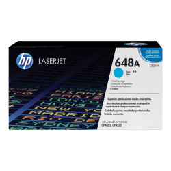 HP 648A - Cián - original - LaserJet - cartucho de tóner (CE261A) - pa