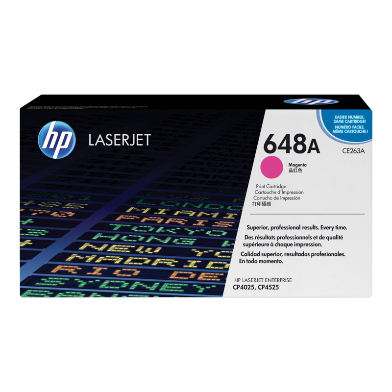 HP 648A - Magenta - original - LaserJet - cartucho de tóner (CE263A) -