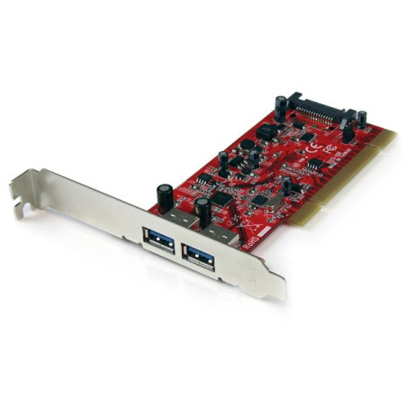2 Port PCI USB 3.0 Card w/SATA Power