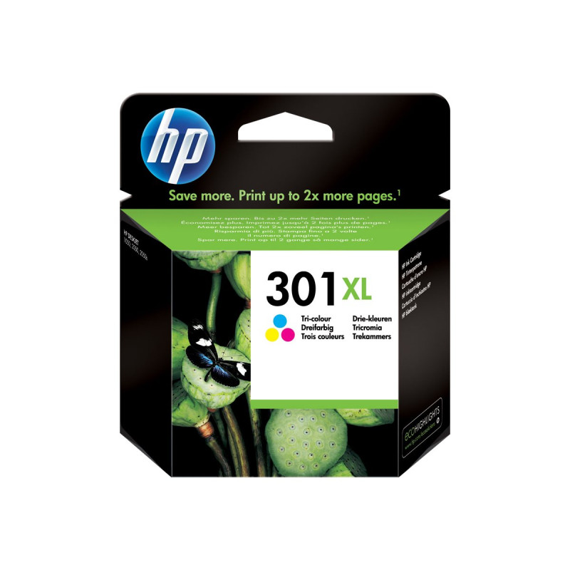 HP 301XL - 6 ml - Alto rendimiento - color (cian, magenta, amarillo) -