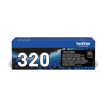 Brother TN320BK - Negro - original - cartucho de tóner - para Brother