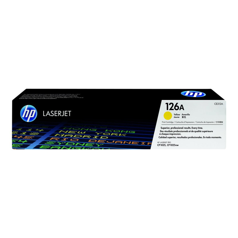 HP 126A - Amarillo - original - LaserJet - cartucho de tóner (CE312A)