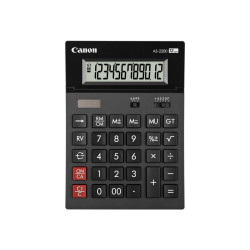 Canon AS-2200 - Calculadora de sobremesa - 12 dígitos - panel solar, b