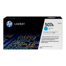 HP 507A - Cián - original - LaserJet - cartucho de tóner (CE401A) - pa