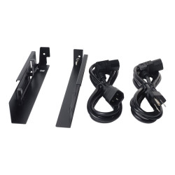 APC - Kit de montaje en bastidor de consola KVM - negro - 1U - Conform