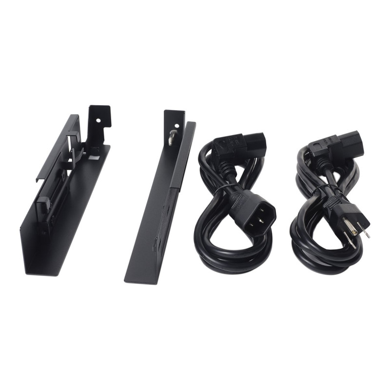 APC - Kit de montaje en bastidor de consola KVM - negro - 1U - Conform