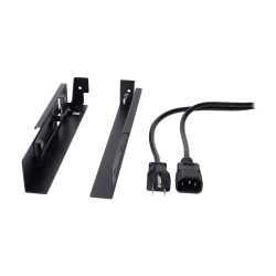 APC - Kit de montaje en bastidor de consola KVM - negro - 1U - Conform