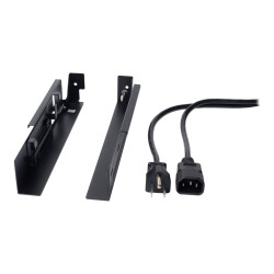 APC - Kit de montaje en bastidor de consola KVM - negro - 1U - Conform