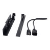 APC - Kit de montaje en bastidor de consola KVM - negro - 1U - Conform
