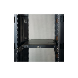 APC - Kit de montaje en bastidor de consola KVM - negro - 1U - Conform