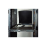 APC - Kit de montaje en bastidor de consola KVM - negro - 1U - Conform