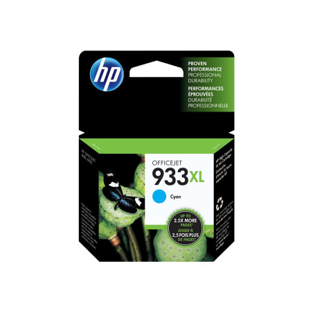 HP 933XL - Alto rendimiento - cián - original - cartucho de tinta