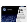 HP 80A - Negro - original - LaserJet - cartucho de tóner (CF280A) - pa