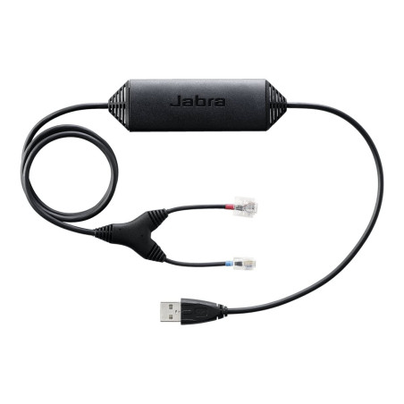 Jabra Link 14201-30 - Adaptador para auriculares - USB macho a RJ-9, R