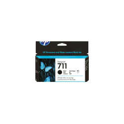 HP 711 - 80 ml - negro - original - cartucho de tinta - para DesignJet