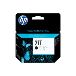 HP 711 - 80 ml - negro - original - cartucho de tinta - para DesignJet