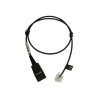 Jabra - Cable para auriculares - Desconexión rápida a RJ-45 - 50 cm -