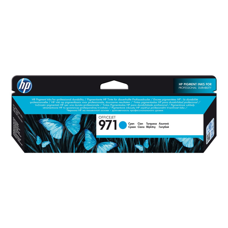 HP 971 - Cián - original - cartucho de tinta - para Officejet Pro X451