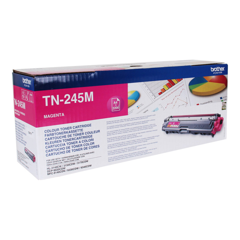 Tóner Original Brother TN-245M Alta Capacidad/ Magenta