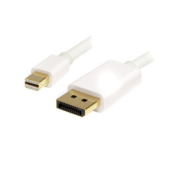 3m White Mini DP to DP 1.2 Cable
