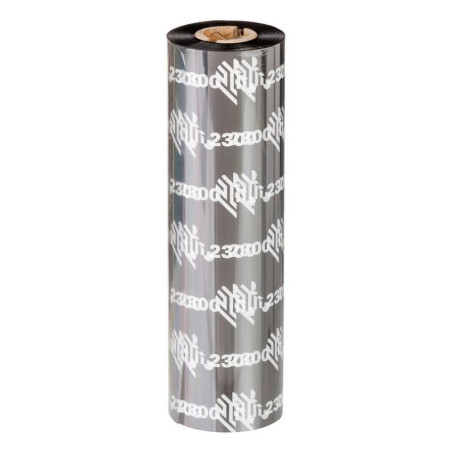 Wax Ribbon Black, 110mmx450m,
