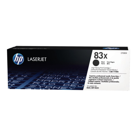 HP 83X - Alto rendimiento - negro - original - LaserJet - cartucho de