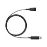 Jabra LINK 230 - Adaptador para auriculares - USB macho a Desconexión