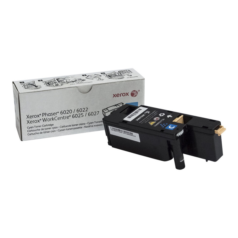 Xerox WorkCentre 6027 - Cián - original - cartucho de tóner - para Pha
