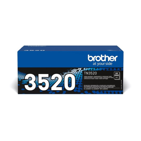Brother TN3520 - Negro - original - cartucho de tóner - para Brother H