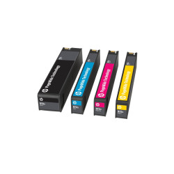 HP 973X - Alto rendimiento - cián - original - PageWide - cartucho de