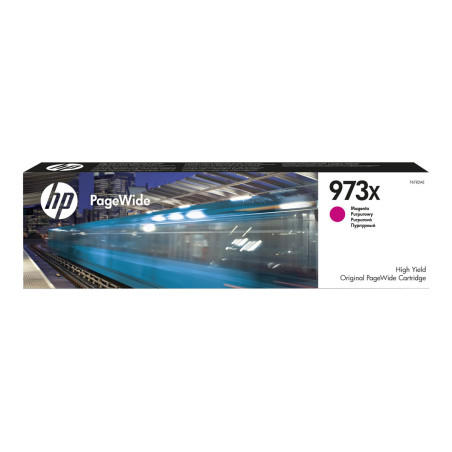 HP 973X - Alto rendimiento - magenta - original - PageWide - cartucho