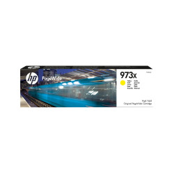 HP 973X - Alto rendimiento - amarillo - original - PageWide - cartucho