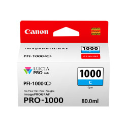 Cartucho de Tinta Original Canon PFI-1000C/ Cian