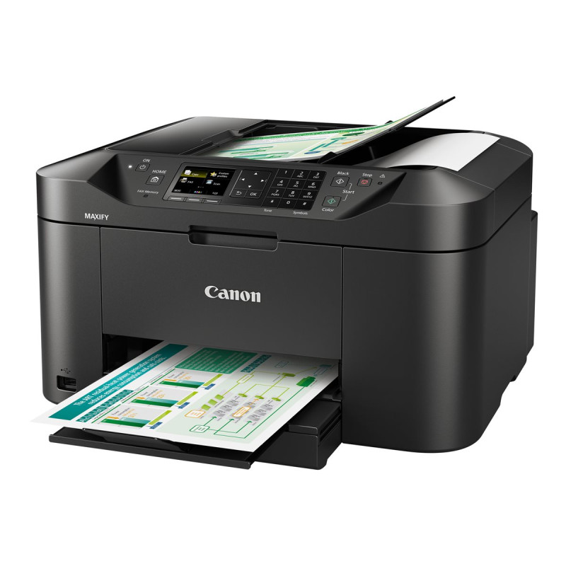 Multifunción Canon MAXIFY MB2150 WiFi/ Fax/ Dúplex/ Negra