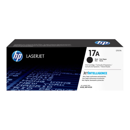 HP 17A - Negro - original - LaserJet - cartucho de tóner (CF217A) - pa