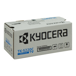 Kyocera TK 5220C - Cián - original - cartucho de tóner - para ECOSYS M