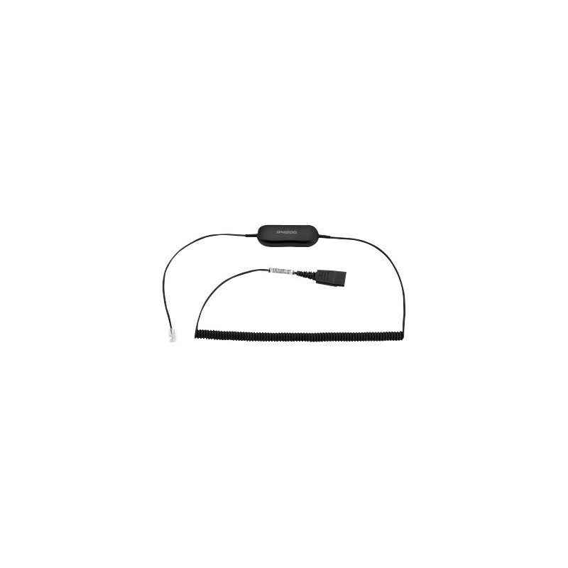 Jabra GN1218 AC Attenuation - Cable para auriculares - Desconexión ráp